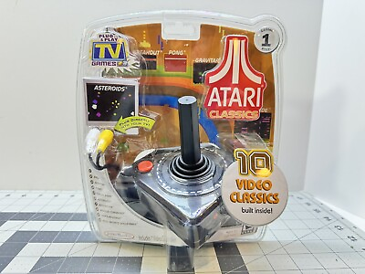 #ad 2008 Jakks Pacific ATARI Plug amp; Play TV Games 10 vintage arcade games 60848 NEW