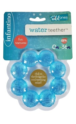 #ad INFANTINO SOOTHING SOFT CIRCULAR WATER BABY TEETHER BPA FREE AGE 0 36 CHILL