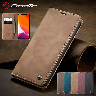 #ad Magnetic Flip Leather Wallet Case For iPhone 15 14 13 12 Pro 11 Max XS XR 8 7 6