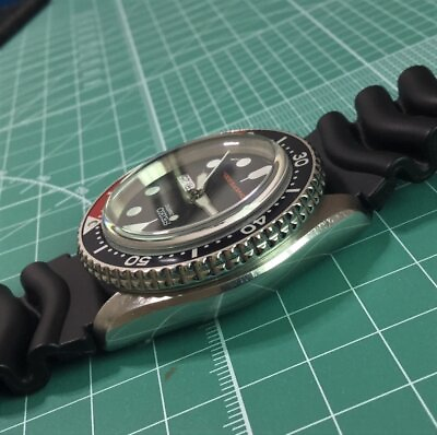 #ad Watch Crystal Only for SKX007 SRPD Top Hat Sapphire Crystal CT101