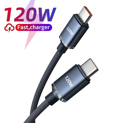 #ad USB C to USB C Cable Fast Charger Type C to Type C Charging Cord Rapid Charger $1.99