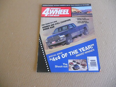 #ad NOS 1995 Dodge Ram 4x4 Of The Year quot;4Wheel amp; Off Roadquot; Magazine Brochure