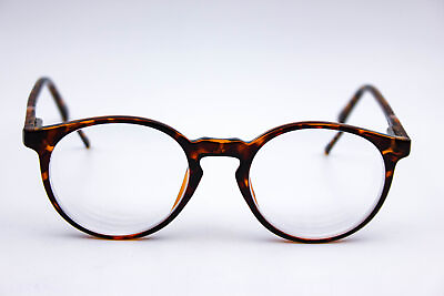 #ad Modern Optical Accord Tortoise Round Eyeglasses Frames 49 20 140