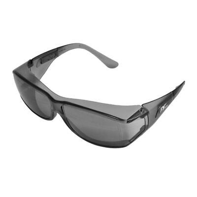 #ad Eyesavers Safety Glasses Grey Frame Grey Lens. Economical Durable