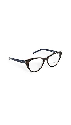 #ad Prada Women#x27;s Classic Cat Eye Glasses Dark Havana Brown 53mm