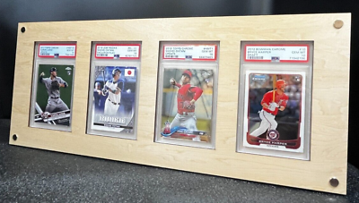 #ad Custom Frame Show off that PSA Baseball or Football Card Fits 4 Cards