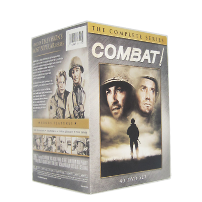 #ad COMBAT THE COMPLETE SERIES SEASONS 1 5 DVD 40 Disc Set New amp; Sealed