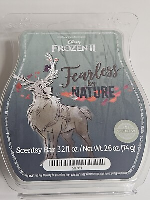 #ad Scentsy Disney Limited Edition SVEN Frozen II FEARLESS BY NATURE NEW Wax Bar
