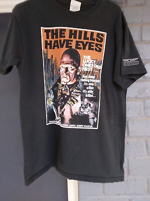 #ad THE HILLS HAVE EYES AUTHENTIC Mint Condition Medium Men#x27;s Movie T Shirt