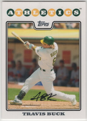 #ad 2008 Topps Baseball Oakland Athletics Team Set Series 1 2 and Update