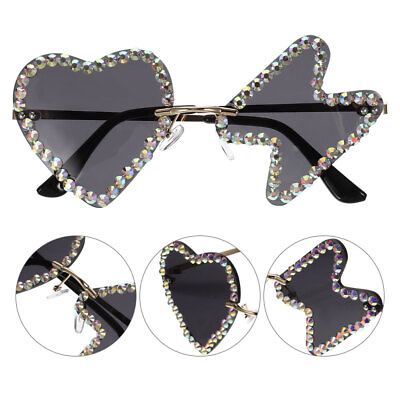 #ad Irregular Party Glasses Gift Hip Hop Sunglasses Decor Frameless