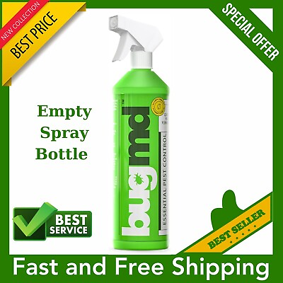 #ad BugMD Empty Refillable Spray Bottle Pest Control Essential Oil Concentrate 32oz