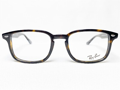 #ad NEW Ray Ban RB5353 2012 Mens Havana Rectangle Modern Eyeglasses Frames 50 19 145