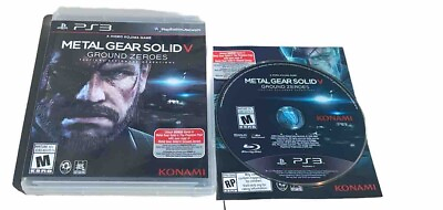 #ad Metal Gear Solid V: Ground Zeroes Sony PlayStation 3 2014 No Scratches PS3
