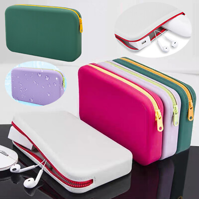#ad Clutch Wallet Silicone Multi purpose Purse Organizer Cosmetic Bag Case Handbag