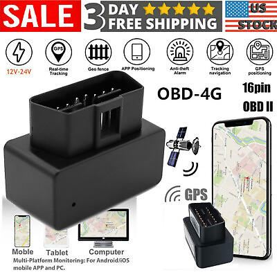 #ad OBD2 II GPS Tracker Real Time Vehicle Tracking Device GSM GPRS Car Auto Locator