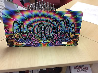 #ad OLD HIPPIE.. NOVELTY VANITY LICENSE PLATE MADE IN U.S.A. WITH PRIDE