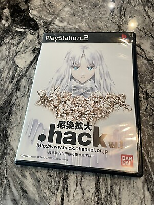 #ad Japanese Dot .Hack Vol. 1 Infection PS2 PlayStation 2 Japan Import US Seller
