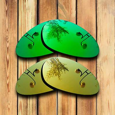 #ad Polarized Emerald Green amp; 24K Golden Replacement Lenses for Oakley Minute 1.0