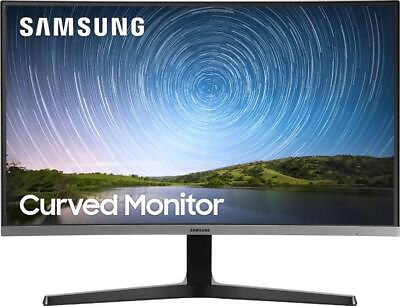 #ad SAMSUNG 32quot; Class CR50 Curved Full HD Monitor 60Hz Refresh 4ms Response
