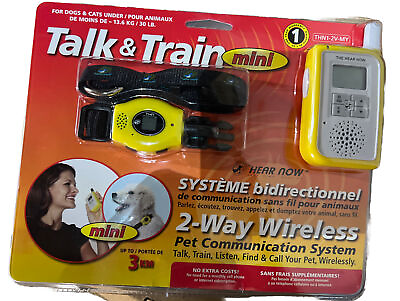#ad Talk amp; Train Pet Wireless Communication System Up to 2 Miles For Dogs 30lbs NEW
