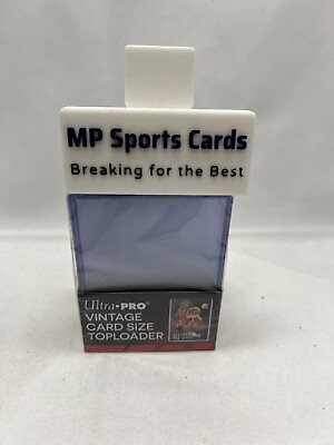 #ad 1 Ultra Pro Vintage Card Size Toploaders 25ct Free Shipping
