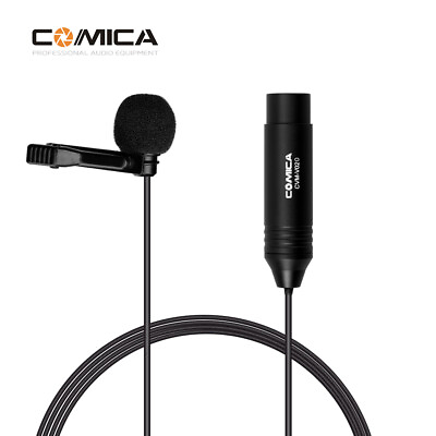 #ad COMICA CVM V02O Omnidirectional Microphone Condenser Mic XLR R7Y8
