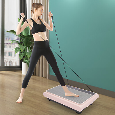 #ad Vibration Plate Exercise Machine Whole Body Exercise With Quiet Motor Bluetooth $112.10