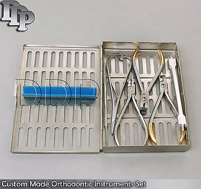 #ad 95 Assorted Custom Made Orthodontic Instruments Set DN 587