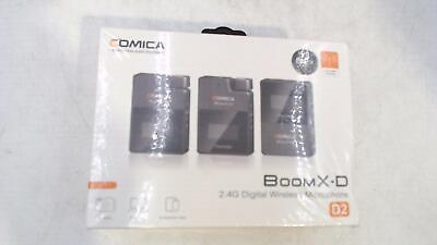 #ad Comica BoomX D Compact 2.4 GHz Dual Wireless Microphone System