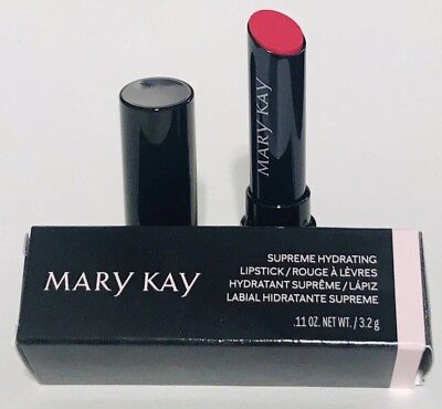 #ad Mary Kay Supreme Hydrating Lipstick THINK OF PINK New Matte Gel Shine Barbie