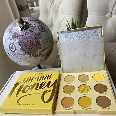 #ad Colourpop Uh Huh Honey Yellow Eye Shadow Palette New In Box