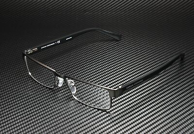 #ad ARMANI EXCHANGE AX1009 6037 Satin Gunmetal Black Demo Lens 53mm Men#x27;s Eyeglasses