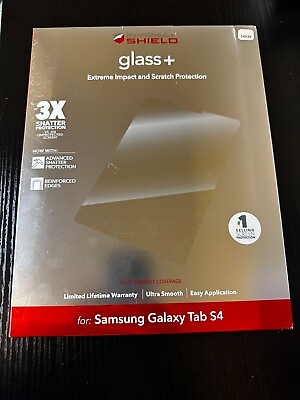 #ad NEW Invisible Shield Samsung Galaxy Tab S4 Glass Screen Protector