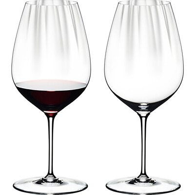 #ad Riedel Performance Cabernet Wine Glasses 2 pack 6884 0 Open Box