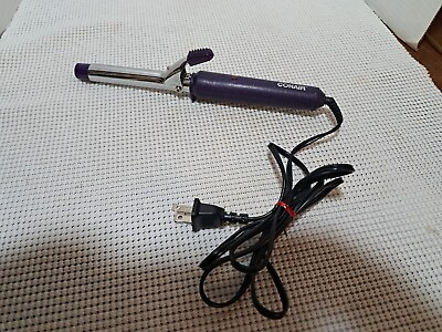 #ad Conair 3 4quot; Curling Iron Purple Portable CD21WR Working