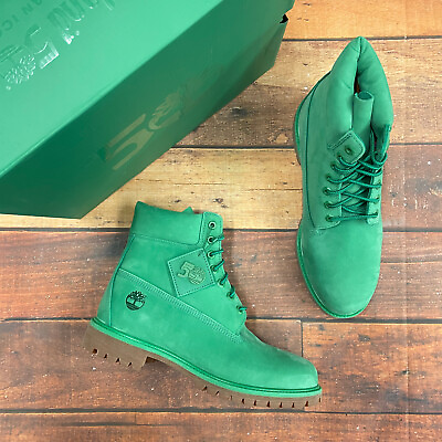 #ad Timberland Men#x27;s Premium 50th Anniversary 6quot; Medium Green Waterproof Boots A5VMH