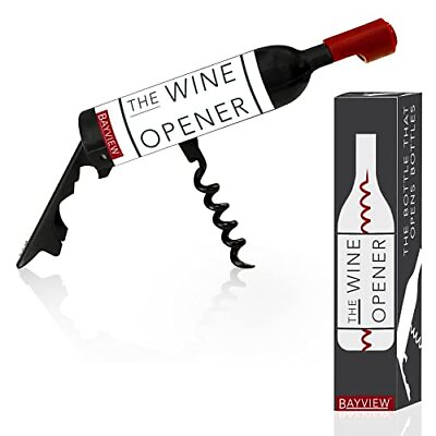 #ad Premium Wine Corkscrew Bottle Opener Wine Shaped Opener Multifunctional Win...