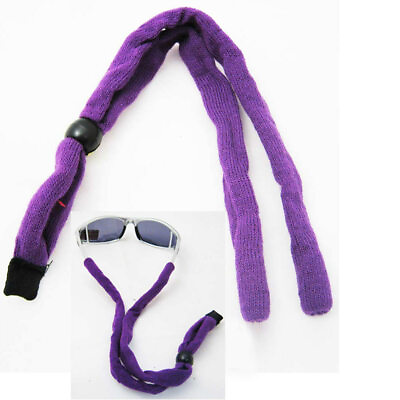 #ad New Sunglass Neck Strap Eyeglass Cord Lanyard String Holder Sports Cycling Purpl