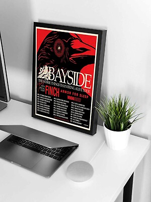 #ad Bayside Announce Spring U.S. Tour With Finch Armor For Sleep Poster