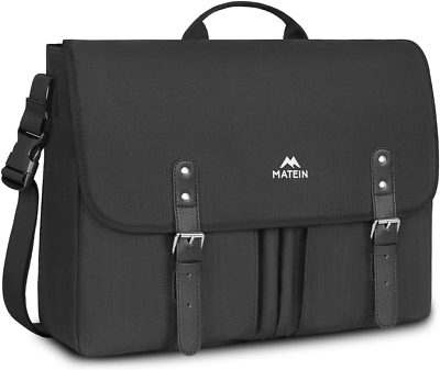 #ad MATEIN 17 Inch Messenger Bags for Men Large Laptop Briefcase Lightweight Unisex $29.40
