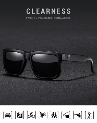 #ad Men#x27;s Outdoor Sports Sunglasses Matte Black