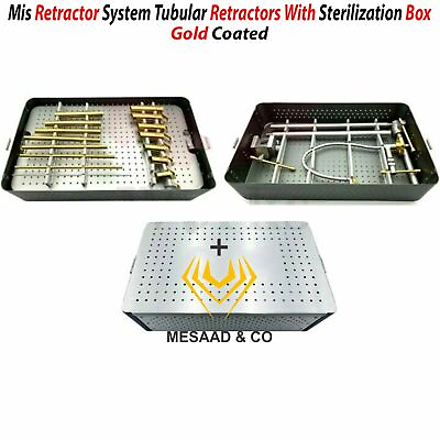 #ad Orthopedic Mis Retractor System Tubular Retractors With Sterilization Box