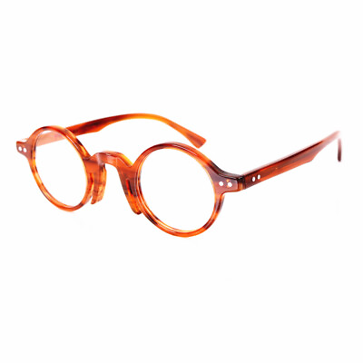#ad John Lennon Vintage 40mm Small Round Eyeglass Frames Hand Made Acetate Glasses