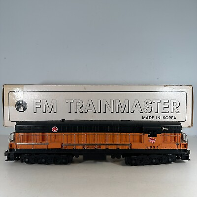 #ad QSI Custom Trains FM Trainmaster SA 1004 Milwaukee Road Diesel Locomotive in Box