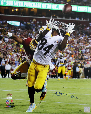 #ad Antonio Brown Signed Autographed Pittsburgh Steelers 16x20 Photo JSA