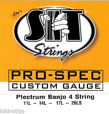#ad SIT Banjo 4 String Plectrum ProSpec stainless .011 .026 PB41126 088095