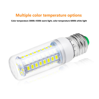#ad E27 E14 B22 LED Bulb 3 3.5 3.7 4 4.3 5W Corn Light Bulbs Replace Halogen Lamp