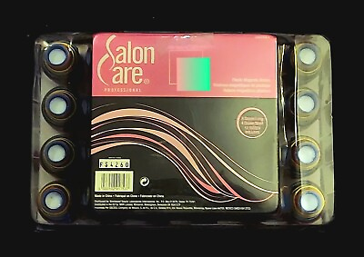 #ad Retro Magnetic Hair Rollers by Salon Care 12 Dozen Curlers 8doz Long 4 doz Short