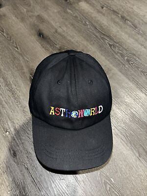 #ad Authentic Travis Scott Astroworld Wish You Were Here Black Concert Hat